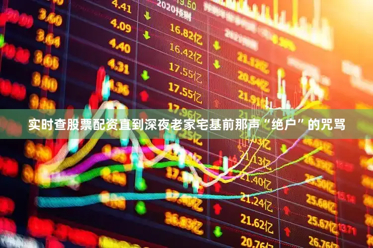 实时查股票配资直到深夜老家宅基前那声“绝户”的咒骂